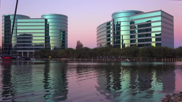 Oracle hoofdkwartier in Silicon Valley — Stockvideo