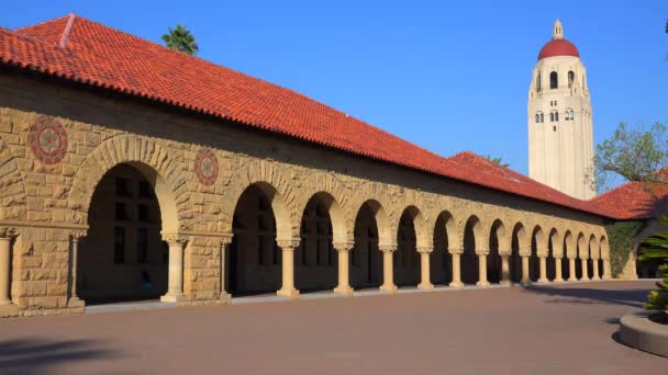 Campus dell'Università di Stanford a Palo Alto — Video Stock