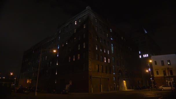 Brooklyn apartman kompleksi — Stok video