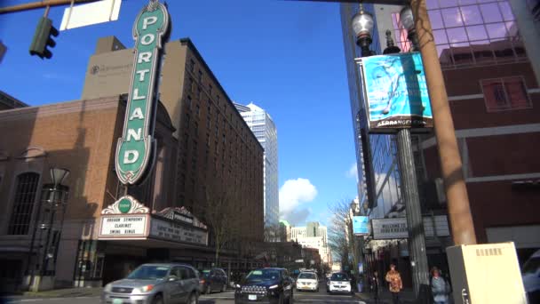 Downtown Portland, Oregon — Stock videók