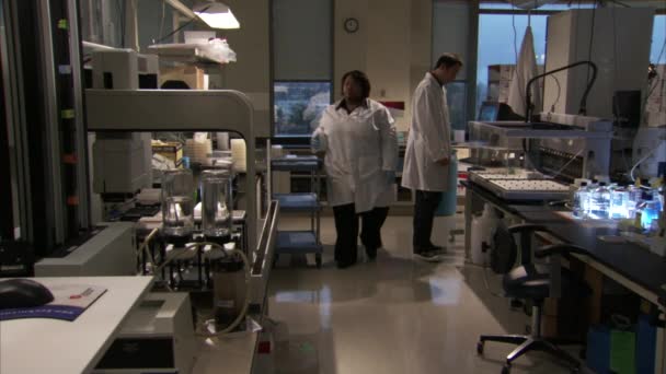 Government's Genome Sequencing Center — Stock Video