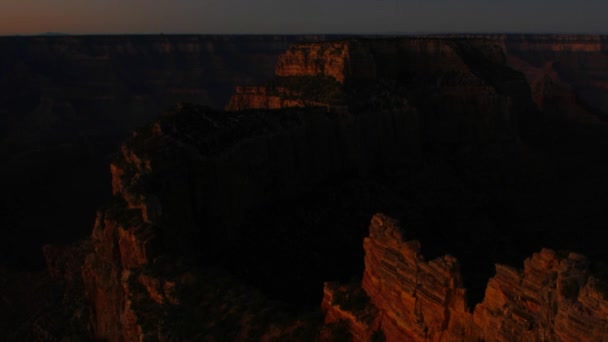 Salida del sol sobre el Gran Cañón . — Vídeo de stock