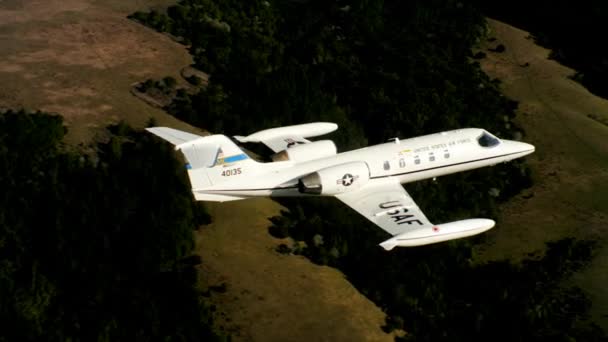 U.S. Air Force C21 in volo — Video Stock