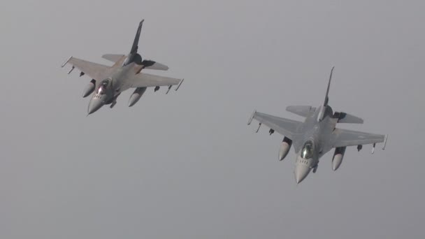 Fighters jets flying — Stock Video