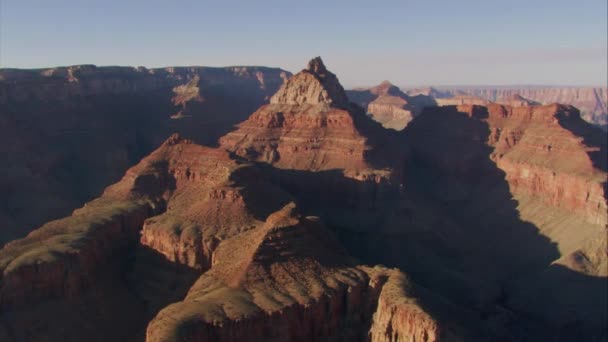 Прекрасный Гранд-Каньон на рассвете — стоковое видео