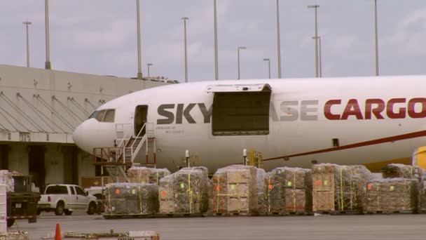 Αεροπλάνα μείωσης φόρτου φορτίου — Αρχείο Βίντεο