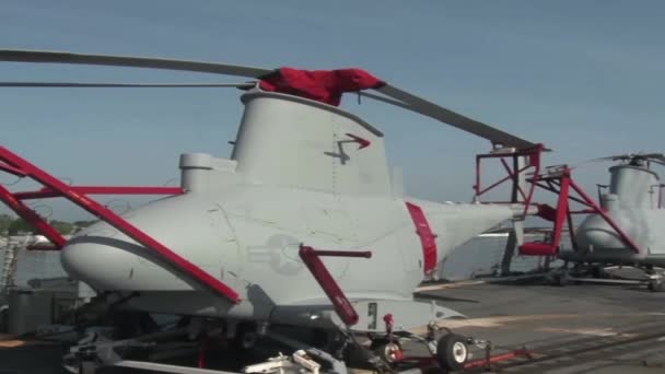 Obemannade drone helikopter — Stockvideo