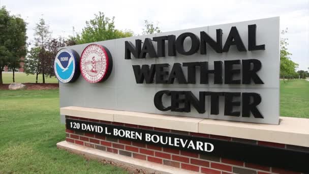 National Weather Center — Stockvideo