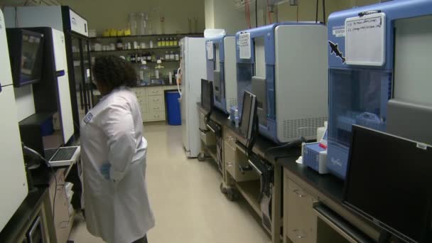 Government's Genome Sequencing Center — Stock Video