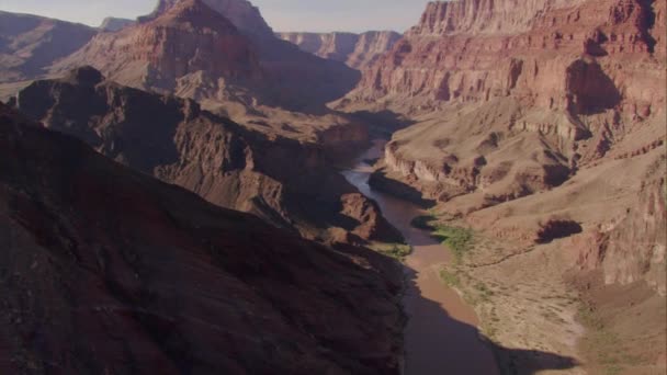 Река Колорадо в Гранд-Каньоне — стоковое видео