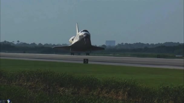 スペースシャトルの着陸 — ストック動画