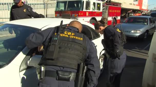 De US Customs and Border Protection — Stockvideo