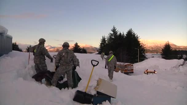 Guardia scavare residenti di Cordova — Video Stock