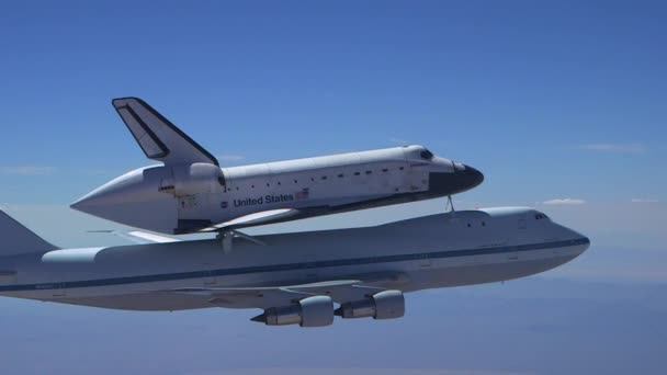 Viaggio dello Space Shuttle Enterprise — Video Stock