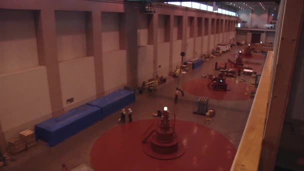 Hydroelectric power plant. — Stock Video