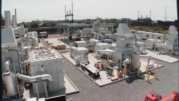 Yakıt hücresi elektrik santrali — Stok video