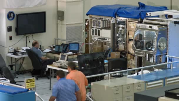 Impresora 3D en laboratorio de la NASA — Vídeo de stock