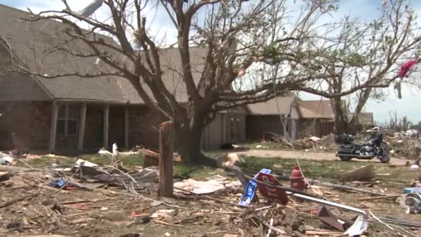 Tornados atinge Tuscaloosa — Vídeo de Stock