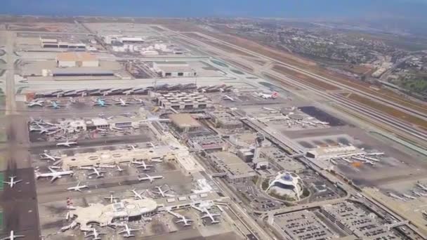 Aeropuerto Internacional de Los Ángeles — Vídeo de stock