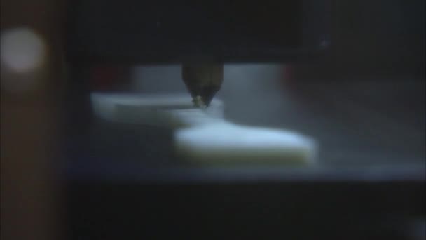 Stampante 3D in un laboratorio NASA — Video Stock