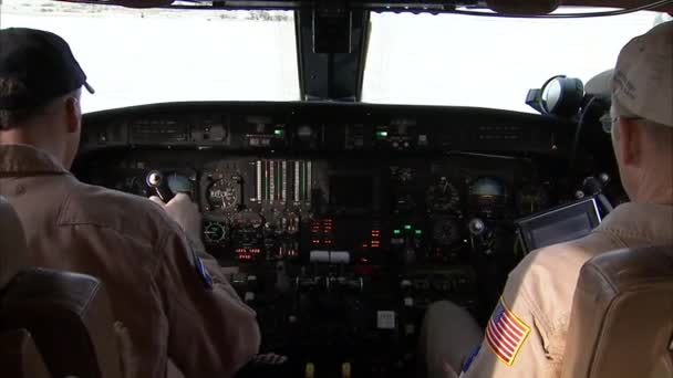 IntInterior cockpit af flyet – Stock-video