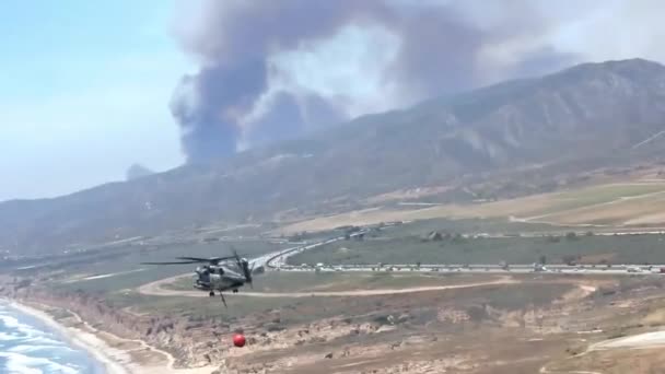 US Marine vrtulníky boj — Stock video