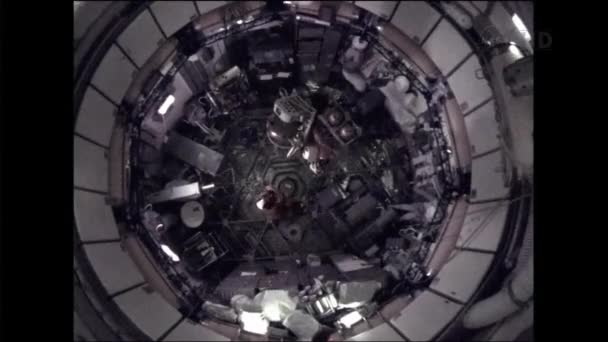 Місія "небесної лабораторії" з космонавтів — стокове відео
