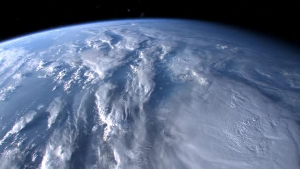 Zdjęcia ziemi z przestrzeni kosmicznej — Wideo stockowe