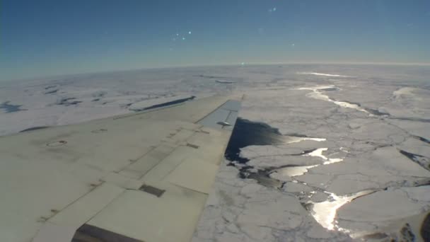 Vědci z NASA studii úbytek ledu — Stock video