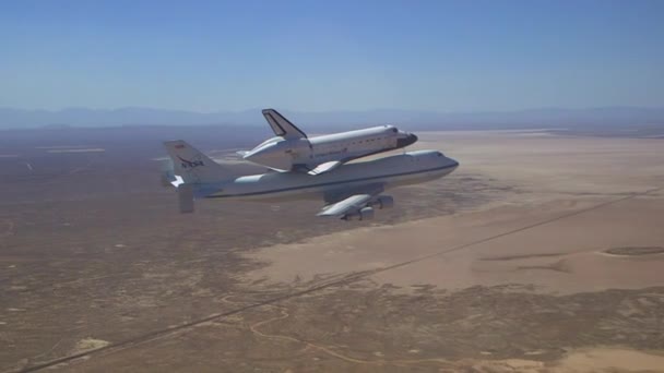 Viagem de nave espacial Enterprise — Vídeo de Stock