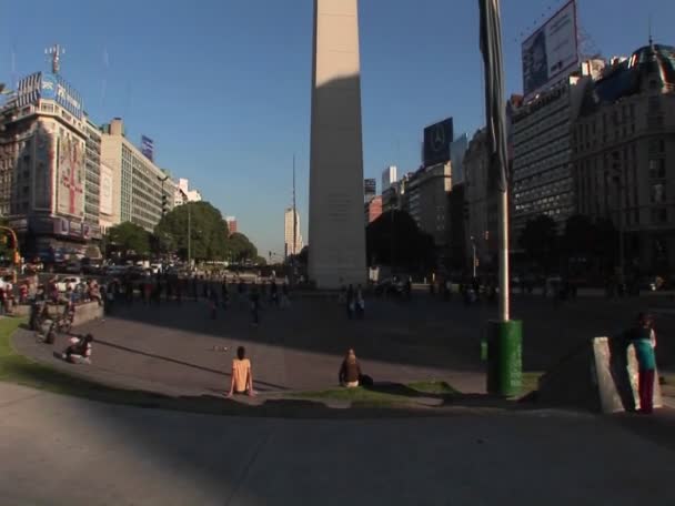 Argentina capitol Nuevo — Stock Video