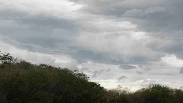 Nuvens de tempestade aparecem — Vídeo de Stock