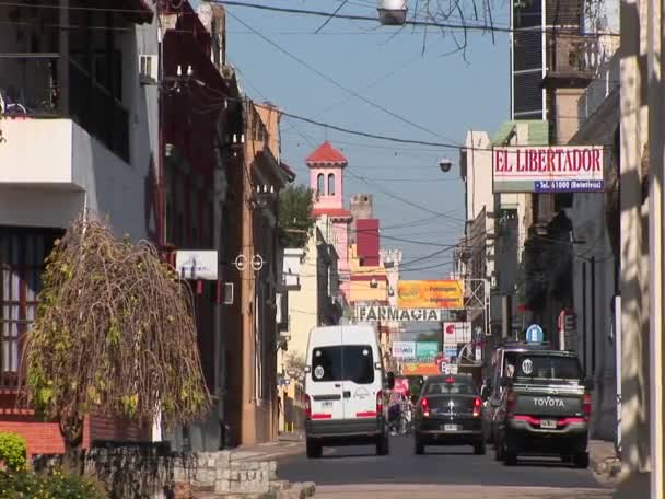 アルゼンチンの町車 — ストック動画