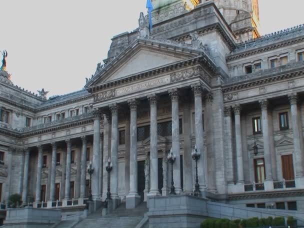Budynku Kongresu, Argentyna — Wideo stockowe