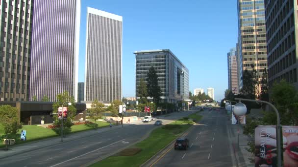 High rises in Century City, Los Angeles — Stock Video