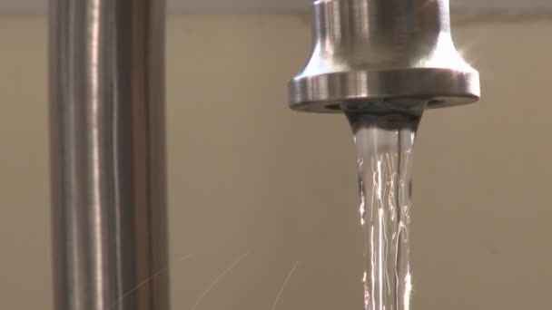 Close up of water dripping — Stock Video