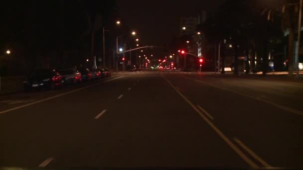 A car travels along a street — Stock Footage A car travels along a street Stock Video