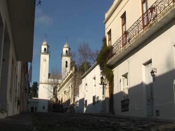 Historische kolonie, uruguay — Stockvideo