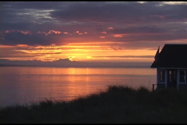 Golden hour on Cape Cod — Stock Video