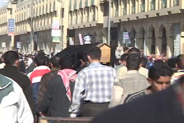 Movimentos de procissão funerária — Vídeo de Stock