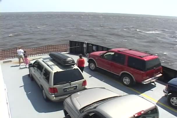 Vue depuis le pont du ferry — Video