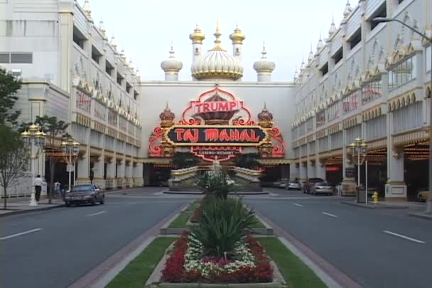 Casino taj mahal — Vídeos de Stock