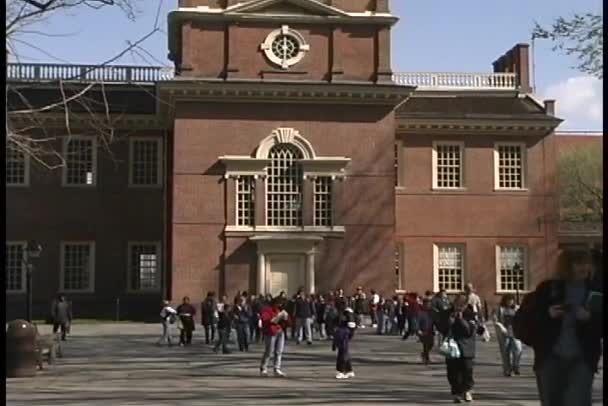 Independence Halltól, Philadelphia — Stock videók