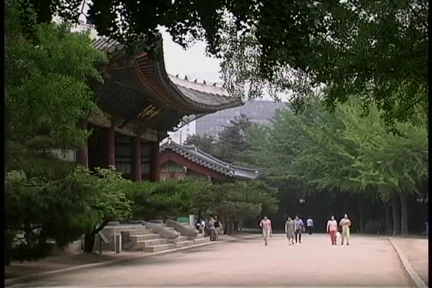 Doeksugnung Palace στη Σεούλ — Αρχείο Βίντεο