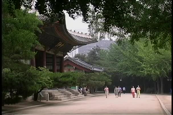 Doeksugnung Palace Szöulban — Stock videók