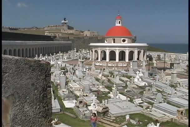 Cimitero di San Juan — Video Stock