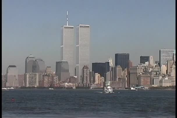 Torres del World Trade Center — Vídeo de stock