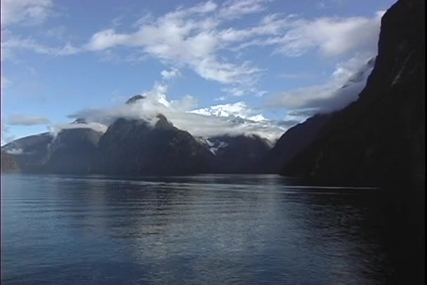 Meredek hegycsúcsok, Új-Zéland — Stock videók