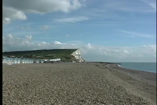 Falésias brancas de Dover — Vídeo de Stock