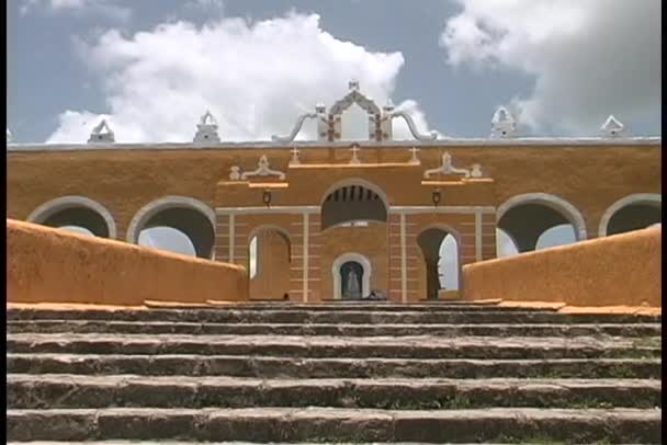 Passarela de convento em Veracruz, México — Vídeo de Stock